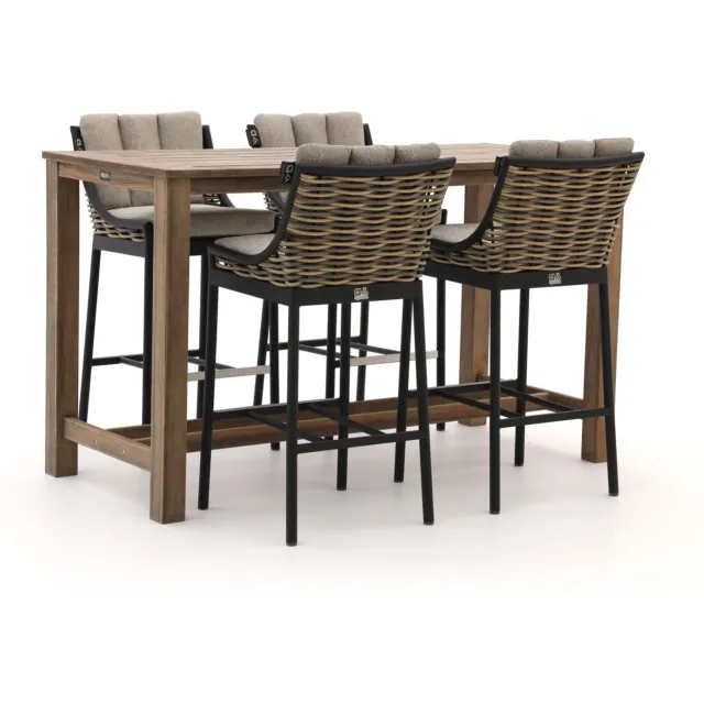 Apple Bee Milou/ROUGH-X 180cm barset 5-delig Zwart