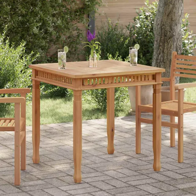 vidaXL Tuintafel 80x80x80 cm massief teakhout Bruin