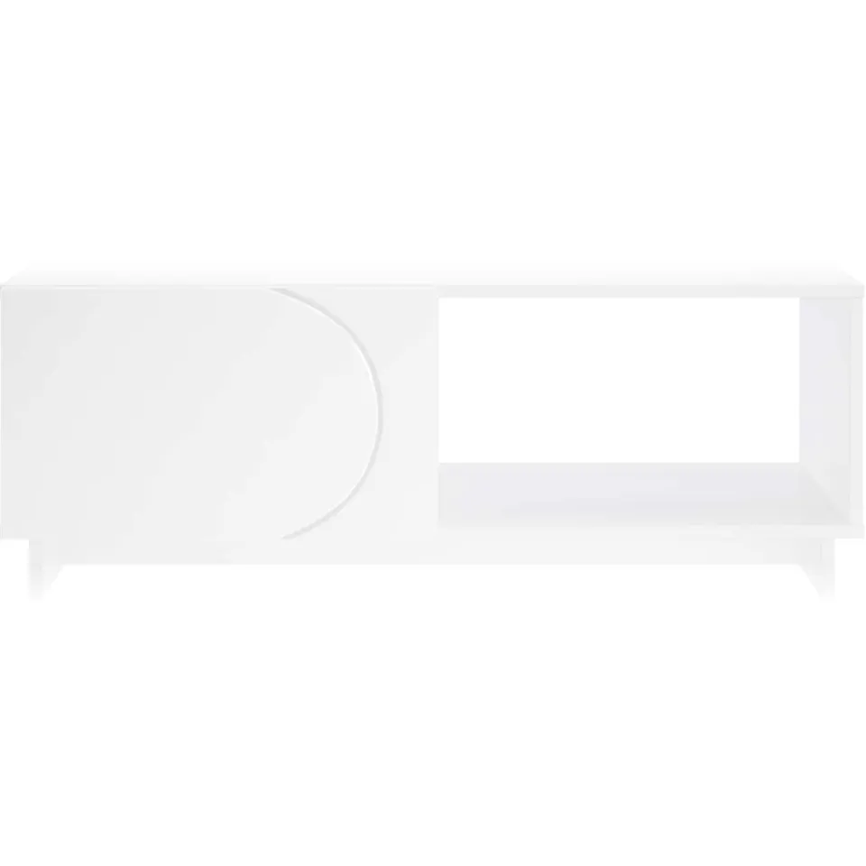 vidaXL Salontafel Wit 95 x 50,5 x 35 cm Bewerkt hout, foto 3