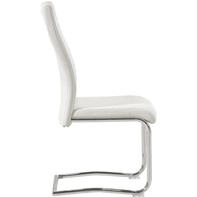 IDIMEX Eetkamerstoelen LOANO, set van 4 - wit