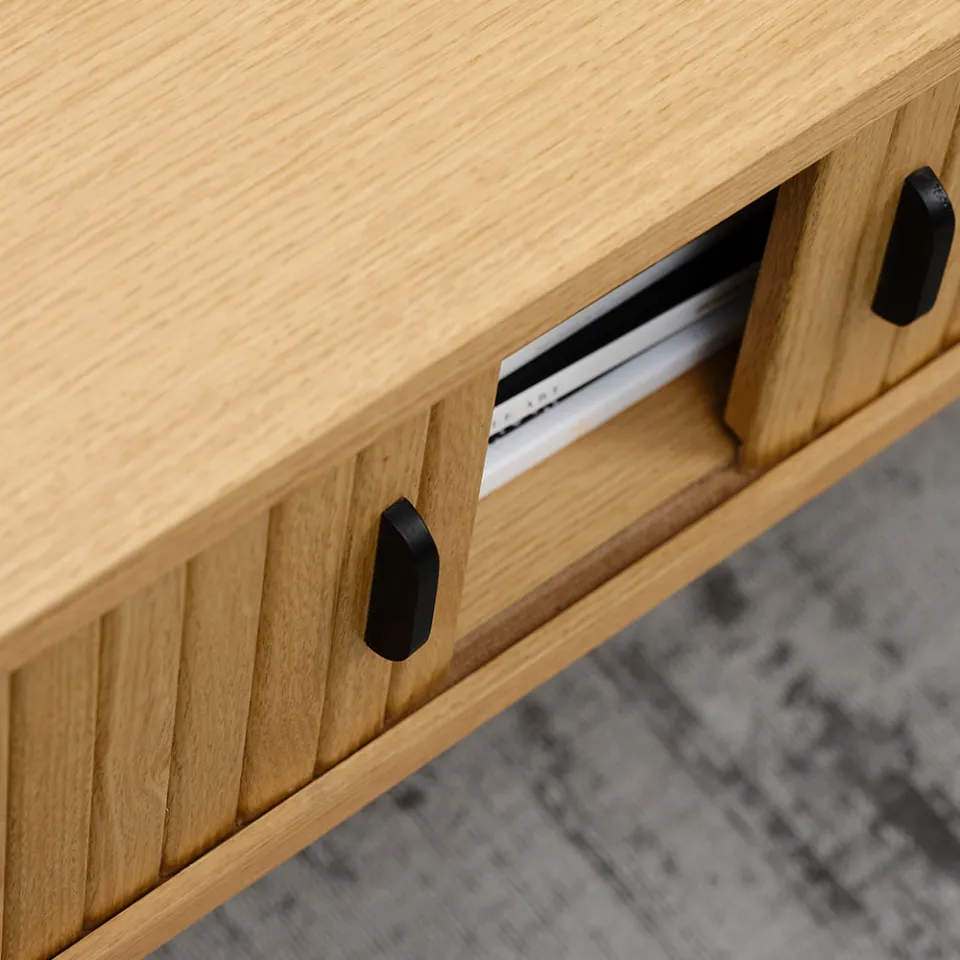 Olivine Lenn houten salontafel naturel - 120 x 60 cm, foto 3