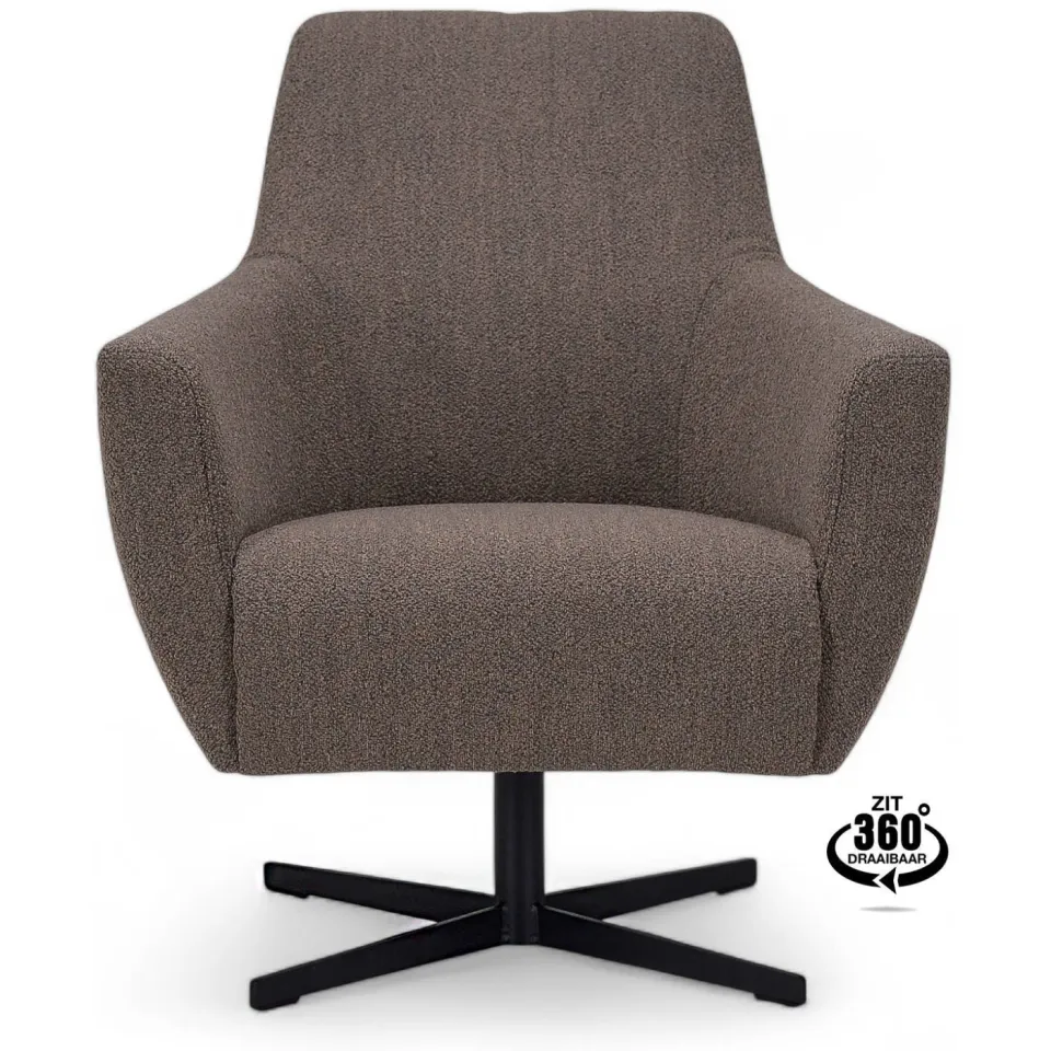 Wehkamp Home Fauteuil Harry bruin, foto 2