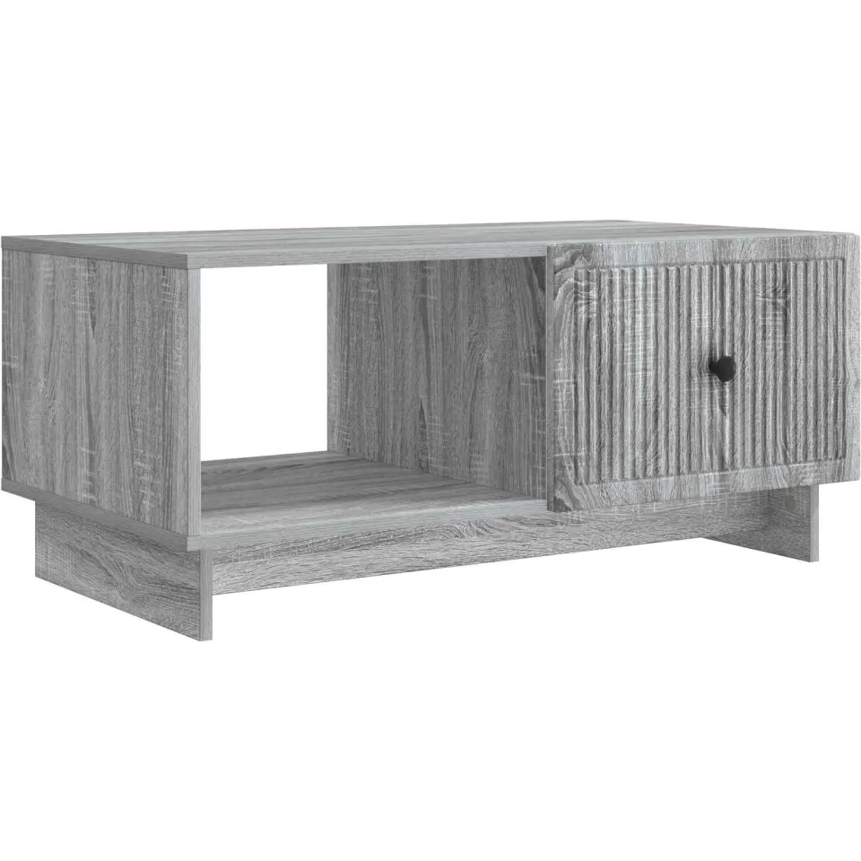 vidaXL Salontafel Grijs sonoma 90 x 50 x 40 cm Bewerkt hout, foto 3