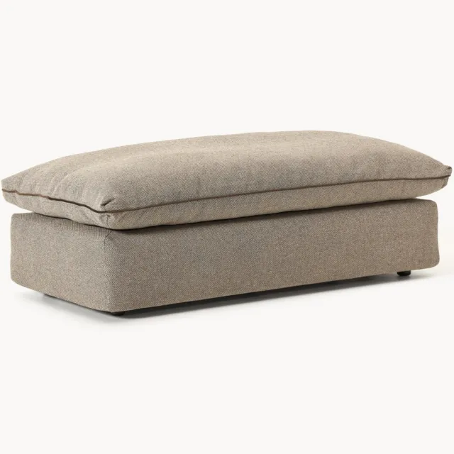 Westwing Collection XL-poef Felix Taupe
