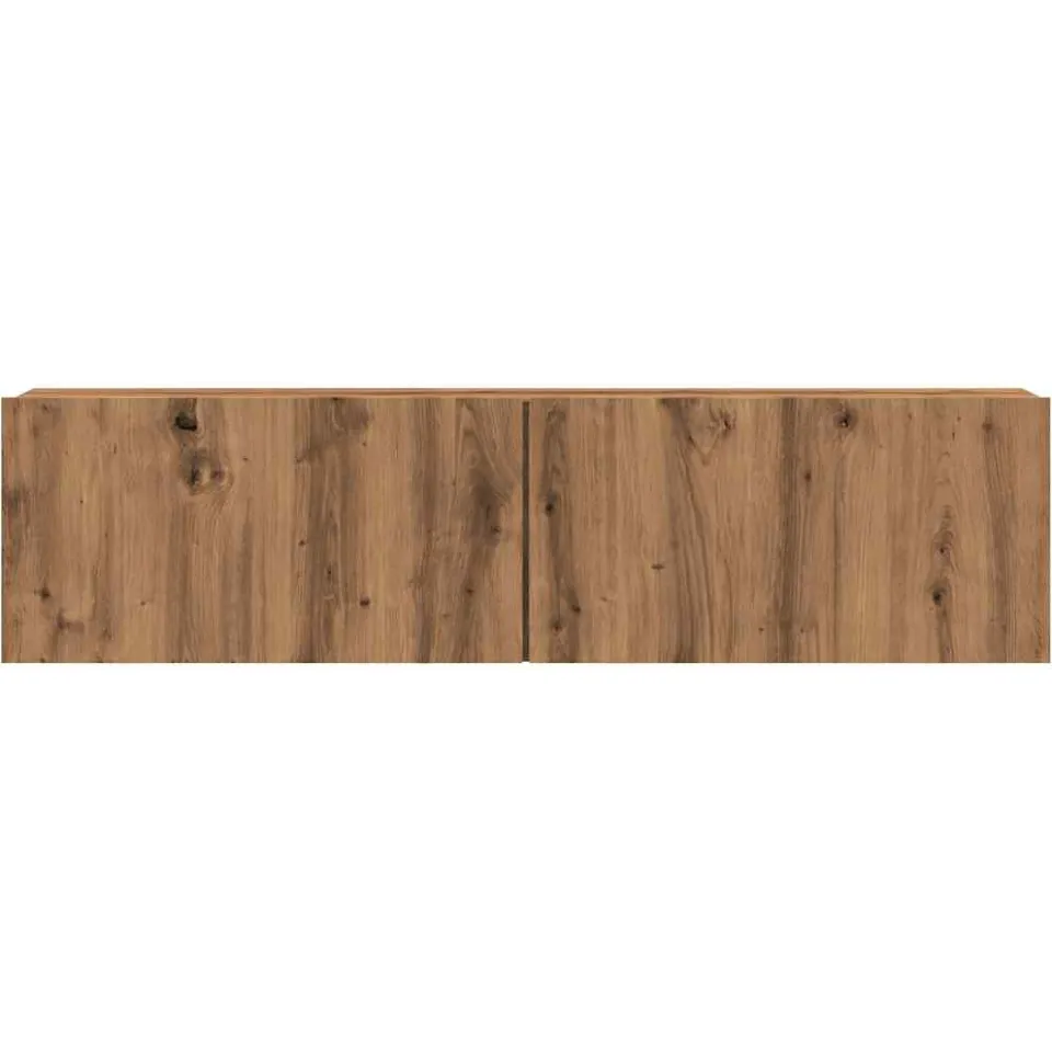 vidaXL Tv-wandmeubel 120x30x30 cm bewerkt hout artisanaal eikenkleurig, foto 4