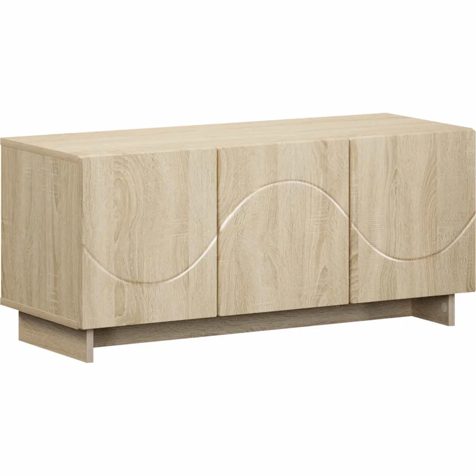 vidaXL tv-meubel 90 x 34,5 x 40 cm Sonoma Eiken Bewerkt hout, foto 3