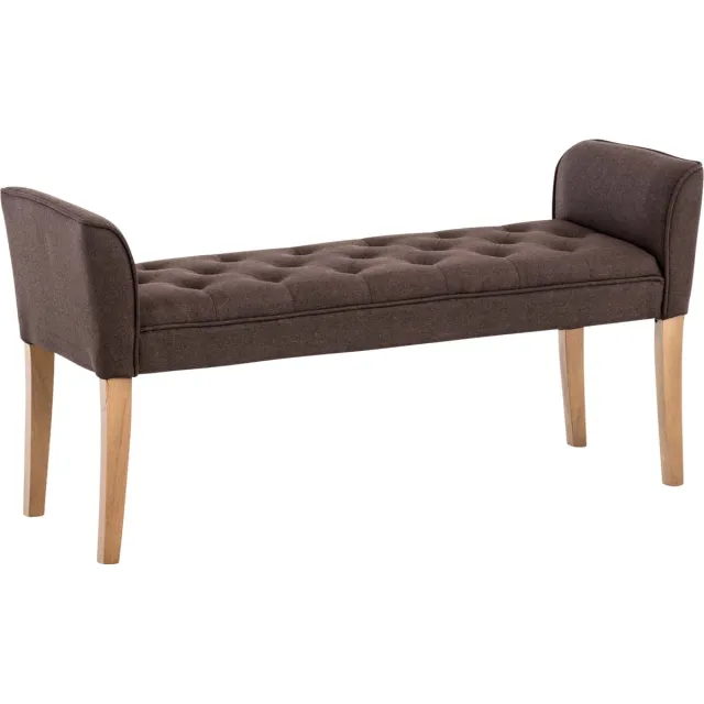 CLP Cleopatra Chaise longue - Stof bruin antiek licht