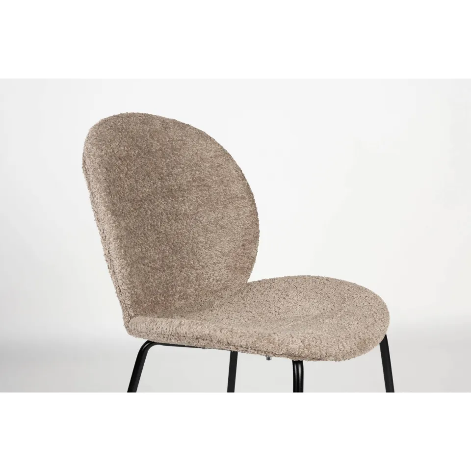 Zuiver Bonnet eetkamerstoel beige, foto 5