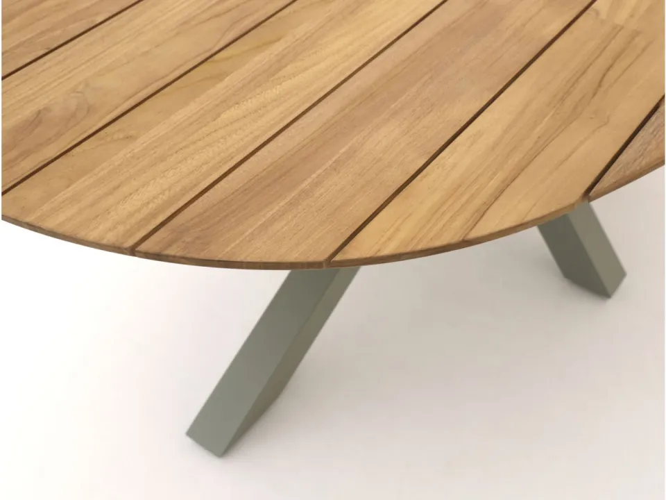Hartman tuinmeubelen Hartman San Sebastian dining tuintafel 200x120x76cm groen, foto 4