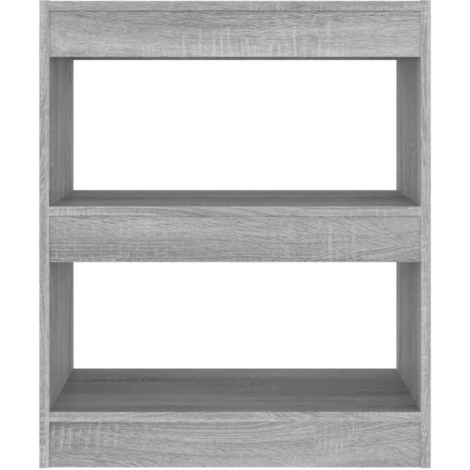 vidaXL Boekenkast/kamerscherm 60x30x72 cm grijs sonoma eikenkleurig, foto 4