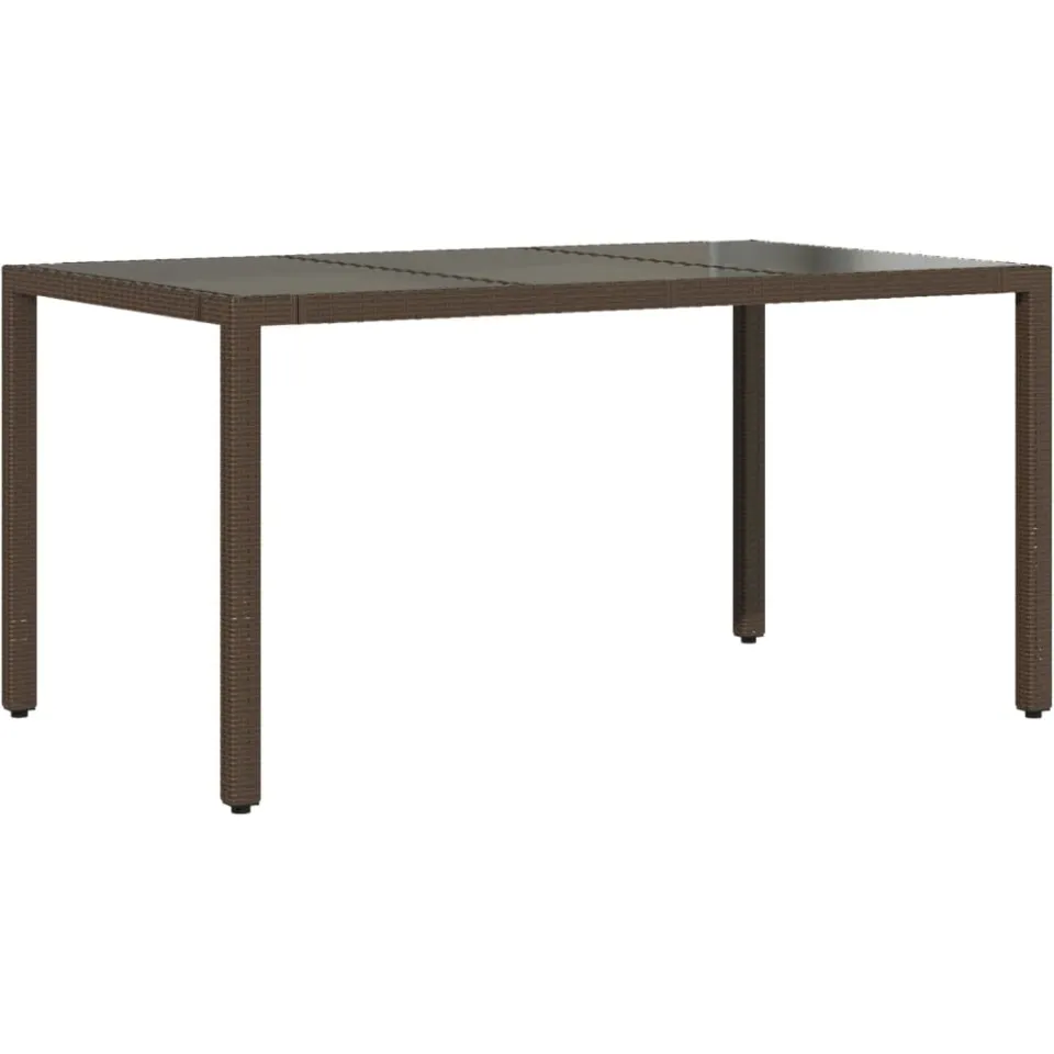 vidaXL 5-delige Bistroset met kussens poly rattan bruin, foto 4