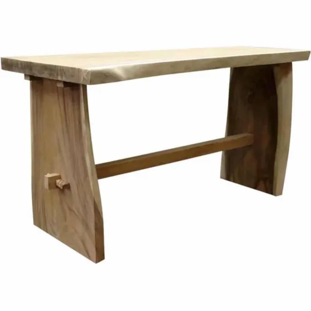 AVH-Collectie Boomstam bartafel 220x70xH110 cm – bladdikte 8 cm Bruin / Terre