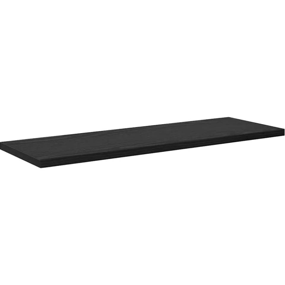 vidaXL Boekenplank Bord 3-laags 4 st 60 x 20 x 1,5 cm Bewerkt hout zwart, foto 4
