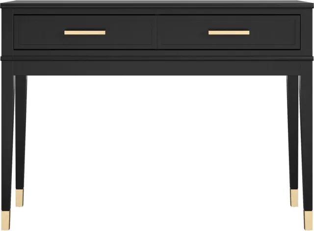 Notio Living Westerleigh-Consoletafel - 2-laden - Zwart