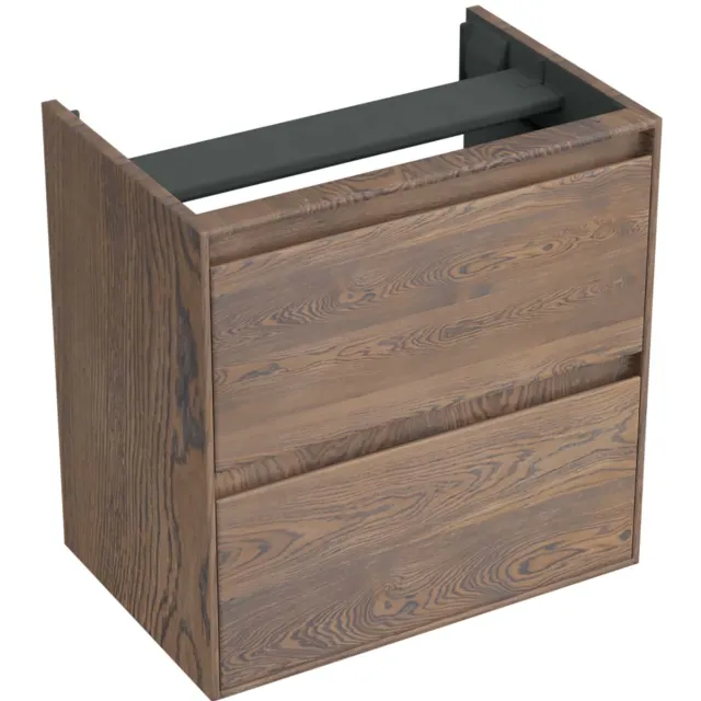 Forzalaqua Onderkast Forzalaqua Reno 59.5x39.5x60 Cm 2 La Softclose Eiken Havanna Bruin