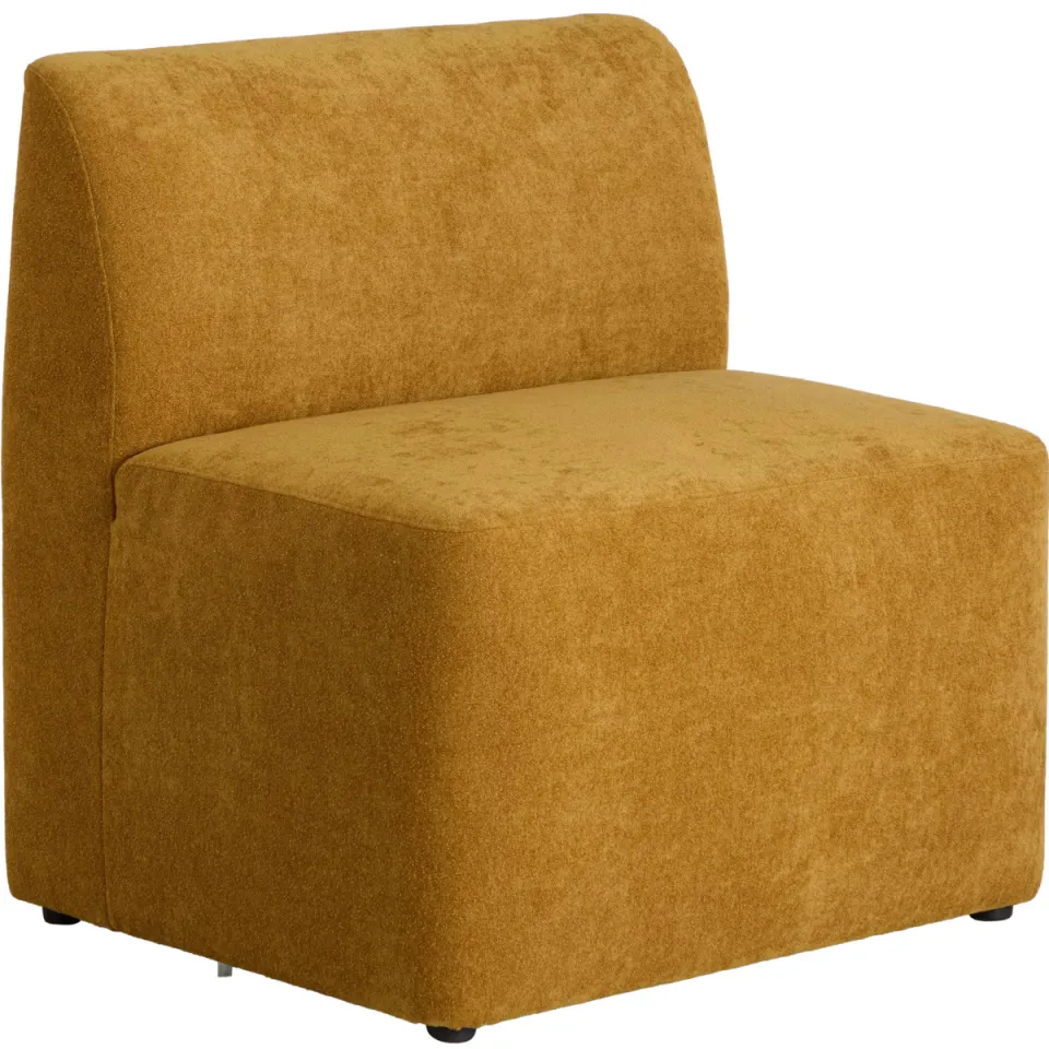 NOUS Living Rhea 1-zits element eetkamerbank geel, foto 6