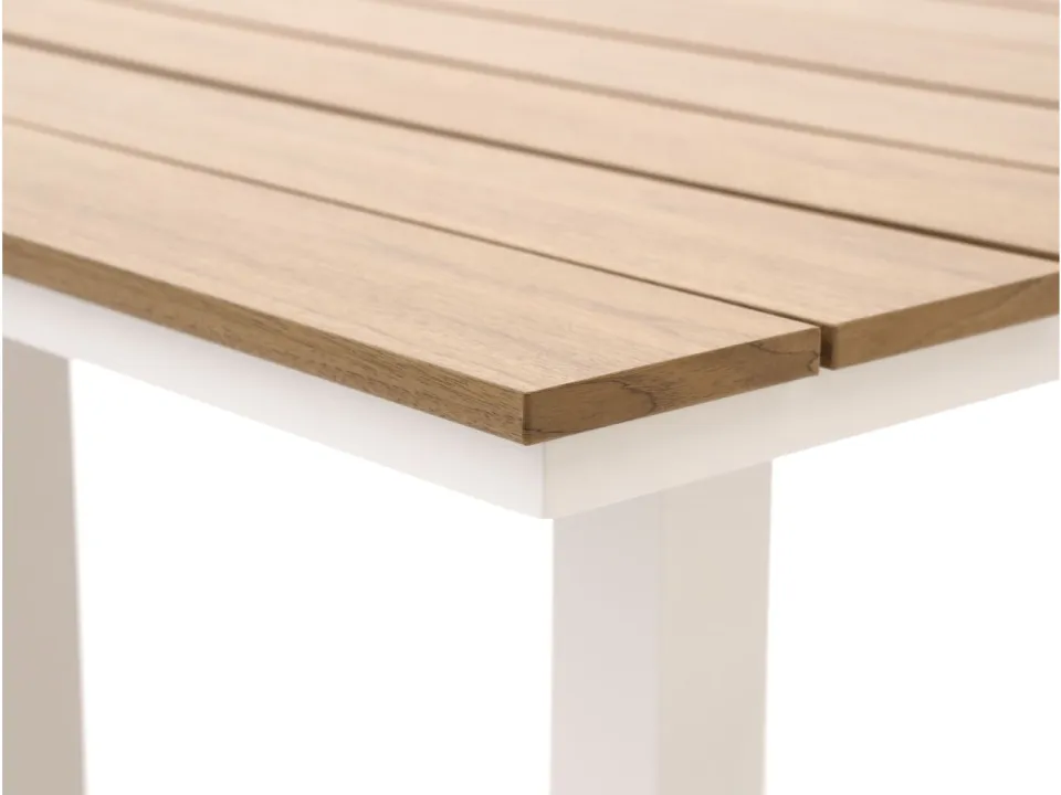 Bellagio tuinmeubelen Bellagio Fidenza lounge/dining tuintafel 160x90x62cm wit, foto 3