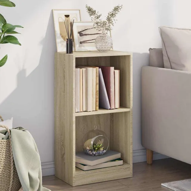 vidaXL Boekenkast 40x24x75 cm bewerkt hout sonoma eikenkleurig Bruin
