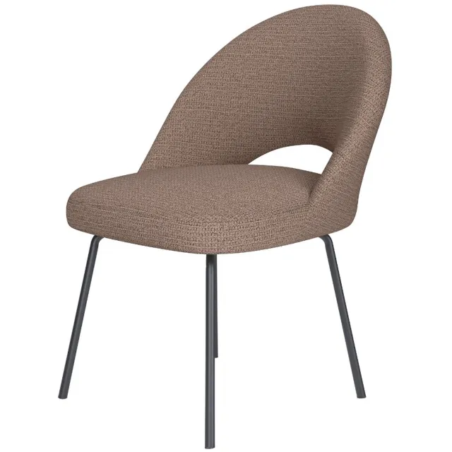 Puur Misty eetkamerstoel metaal - taupe