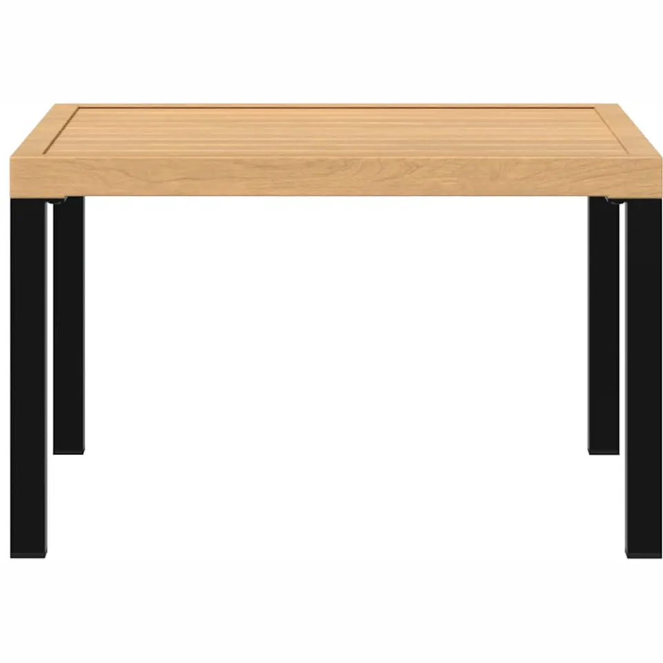 vidaXL Tuintafel 65x65x40 cm aluminium zwart