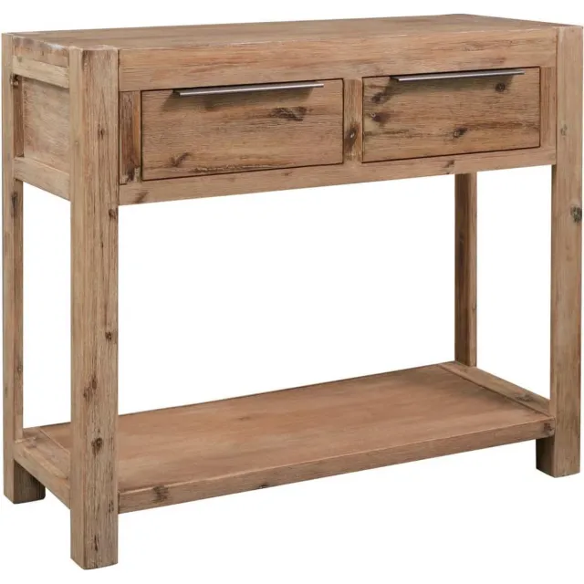 vidaXL Wandtafel - 82x33x73 - cm - massief - acaciahout Bruin