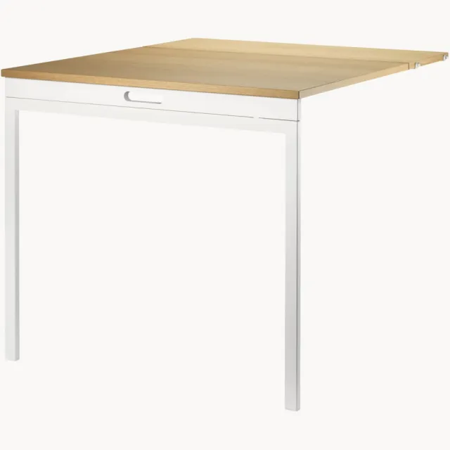 String Furniture Inklapbare tafel String System, B 78 x D 30 cm Wit