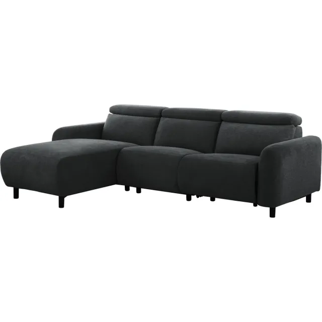 Notio Living Skaane-Skaane-3Zits - Relax Links Elec. - Antraciet Grijs