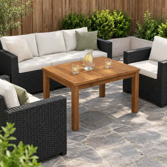vidaXL Salontafel LAREN Naturel 49 x 60,5 x 36 cm Massief Acaciahout, foto 2