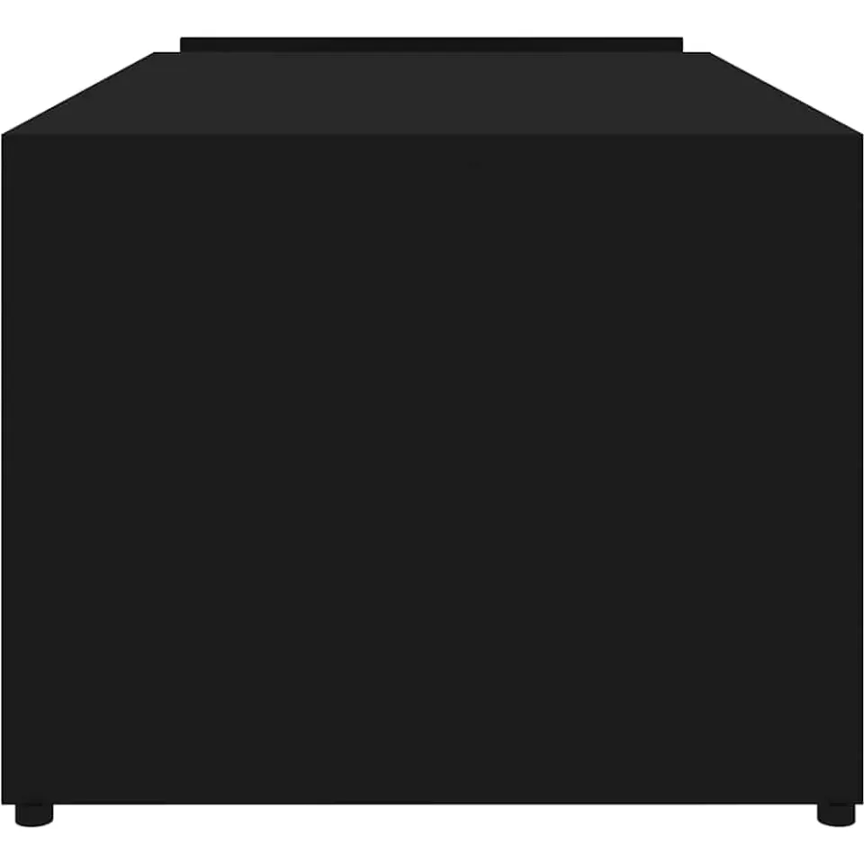 vidaXL Salontafel 90x45x35 cm bewerkt hout zwart, foto 4