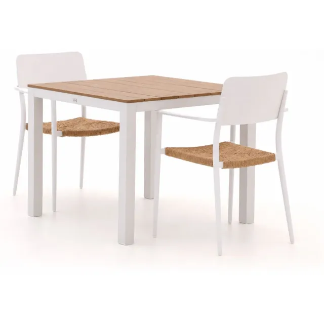 Bellagio tuinmeubelen Bellagio Cino/Fidenza 90cm dining tuinset 3-delig stapelbaar, foto 2