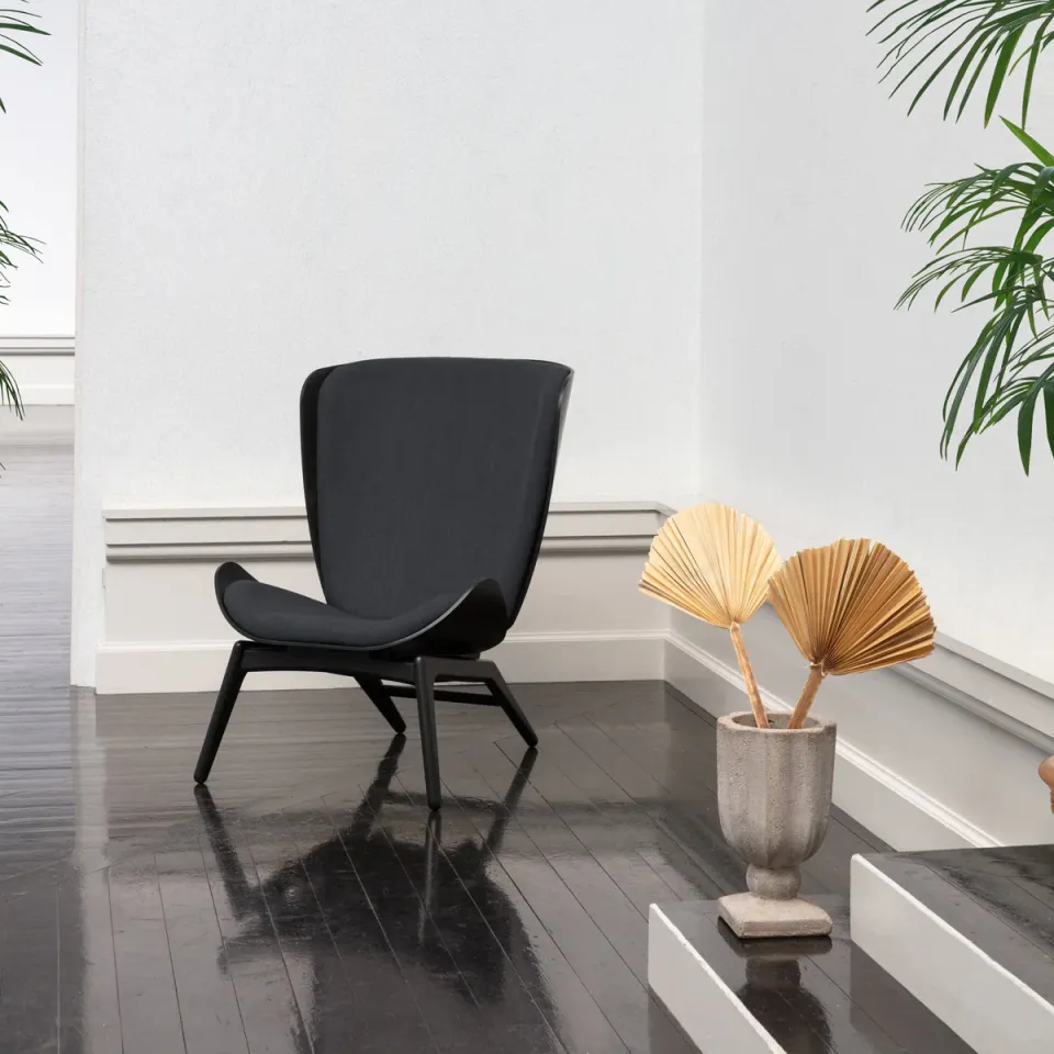 Umage The Reader zwart houten fauteuil shadow, foto 3