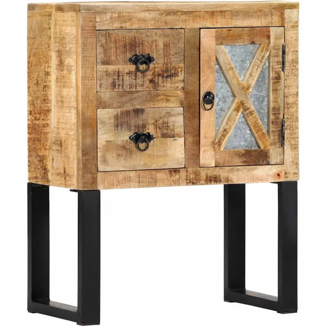 vidaXL Dressoir 60x30x76 cm massief mangohout bruin