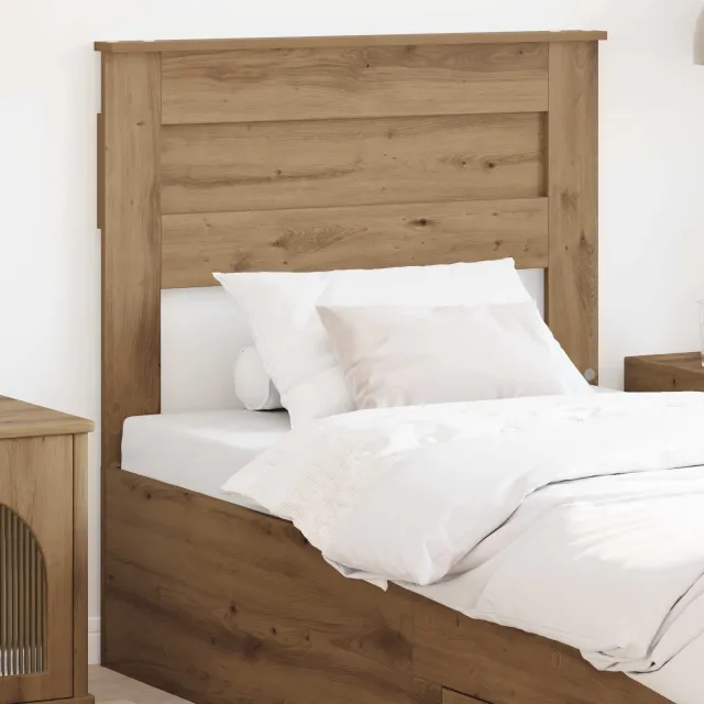 vidaXL Hoofdbord Artisan Eiken Bewerkt hout Bruin