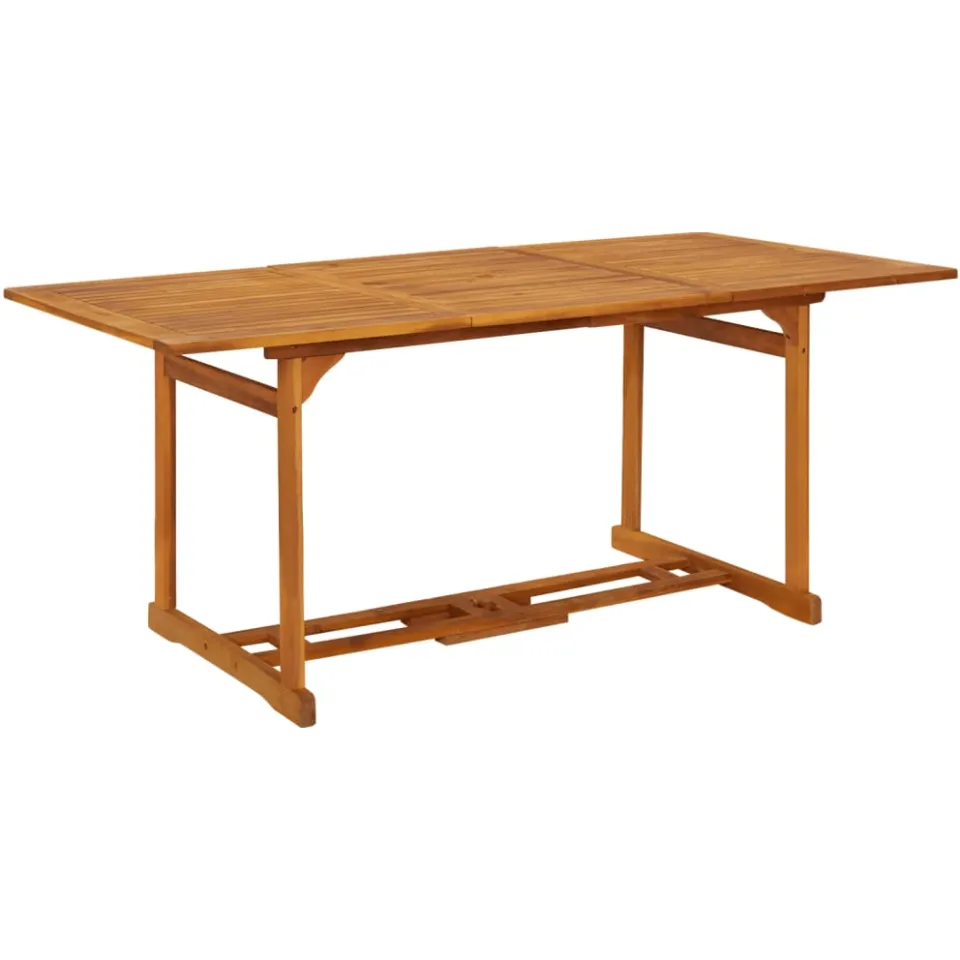 vidaXL 9-delige Tuinset 180x90x75 cm massief acaciahout bruin, foto 3