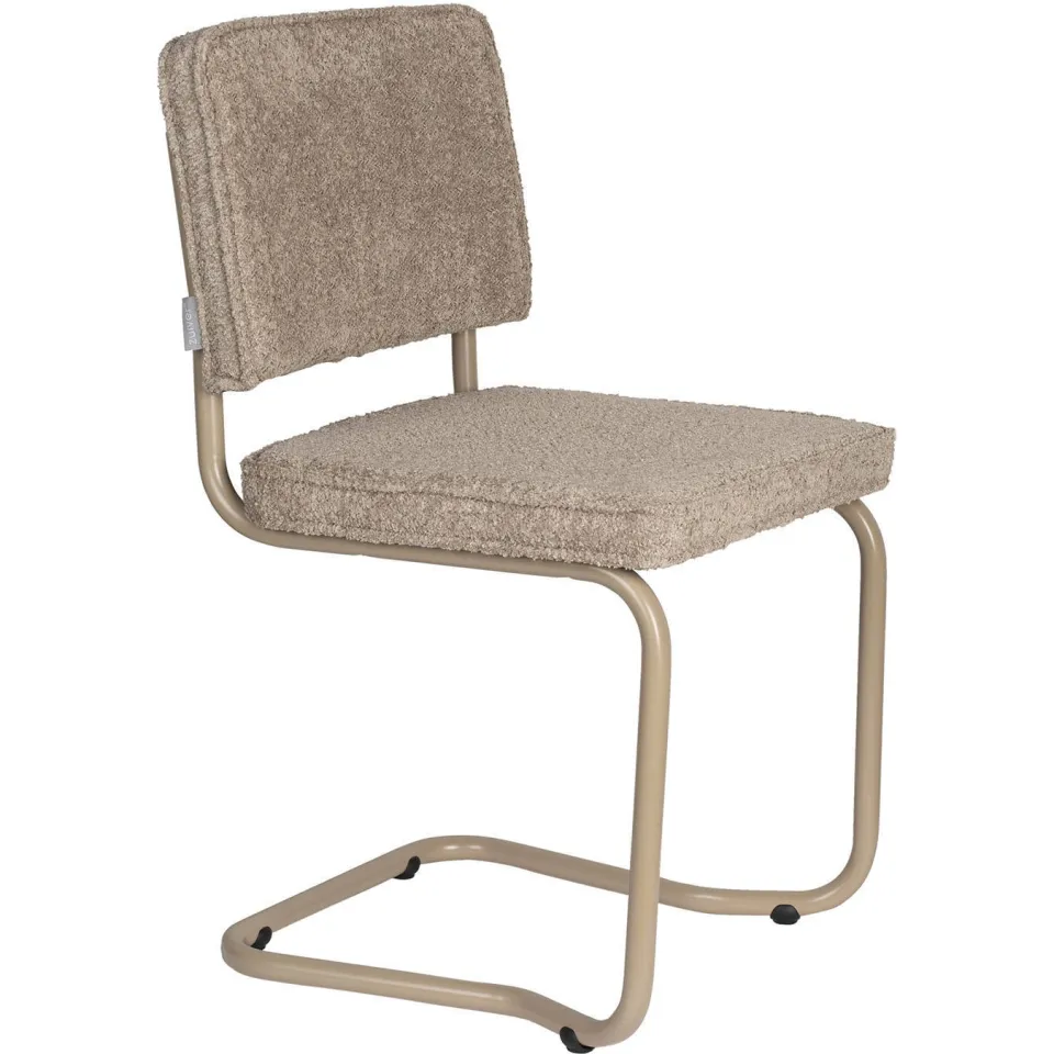 Zuiver Ridge Kink Soft eetkamerstoel beige, foto 3