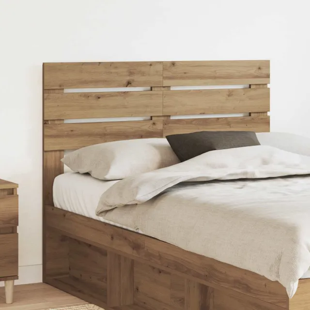 vidaXL Hoofdbord Artisan Eiken Bewerkt hout Bruin
