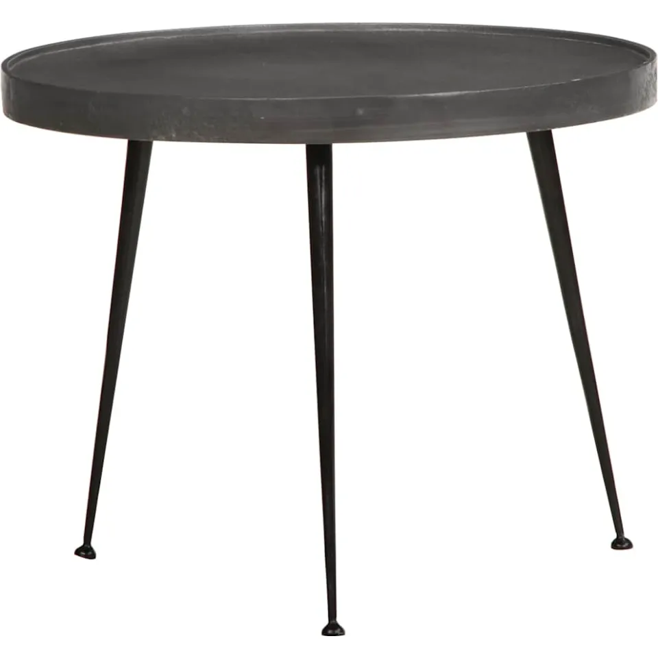 vidaXL Salontafel 2 stuks Zwart bewerkt hout, foto 3