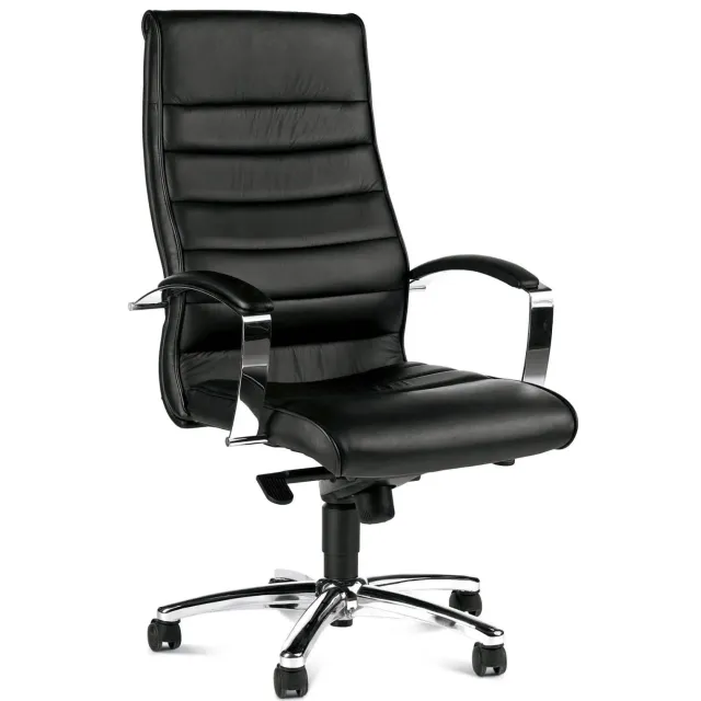 Bureaufauteuil Ancona zwart