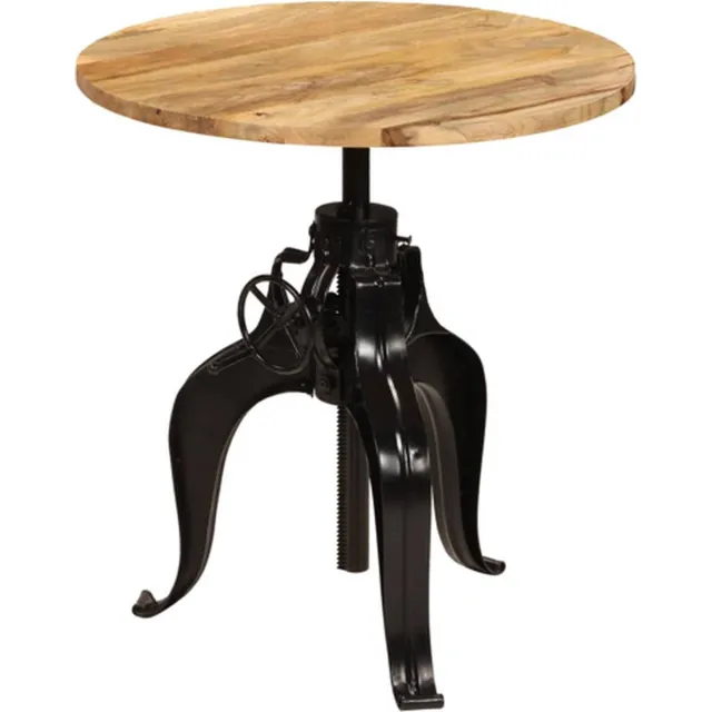 vidaXL Bartafel - 75x(76-110) - cm - massief - mangohout Bruin