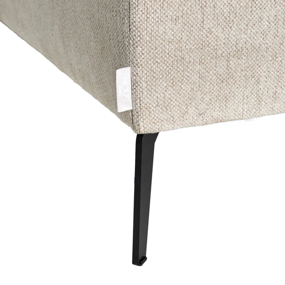 NOUS Living hoekbank links Bruno beige, foto 7