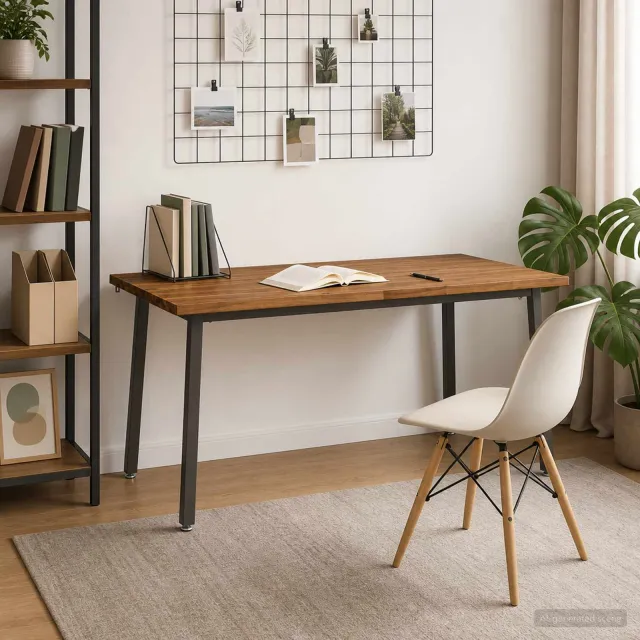 vidaXL Live Edge Eettafel 160 x 70 x 75 cm Massief Acaciahout Naturel Bruin