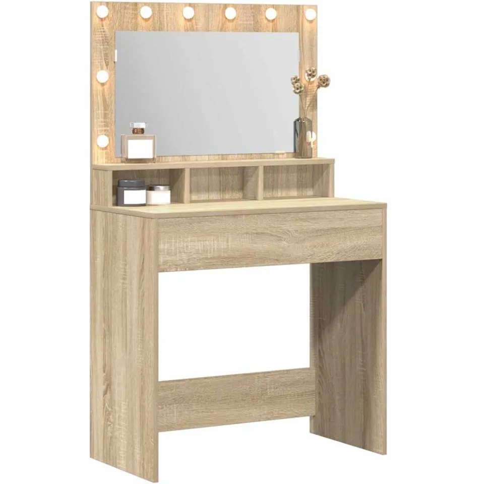 vidaXL Plafondtafel Sonoma Eiken 75,5 x 41 x 135 cm Bewerkt hout Bruin