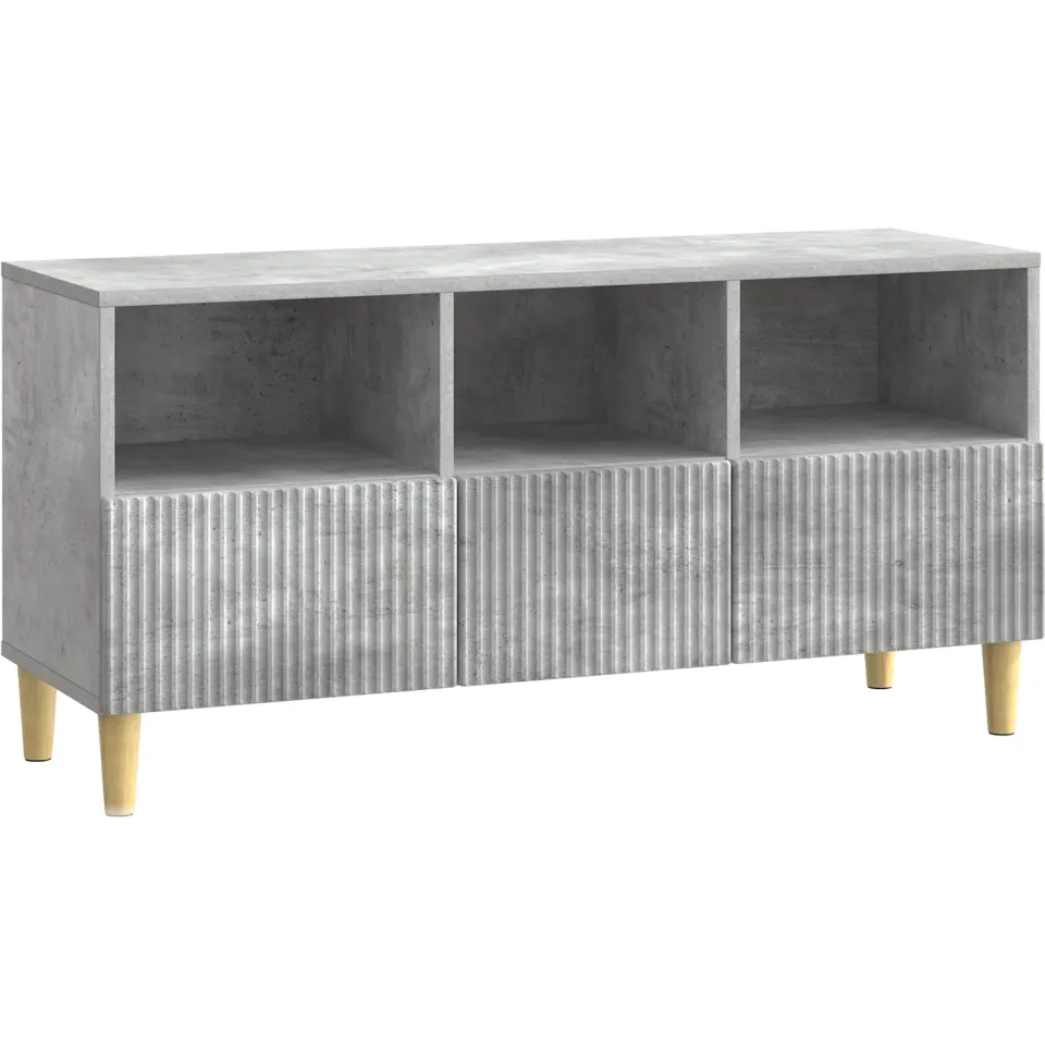 vidaXL TV-kast 102 x 34,5 x 50 cm Betongrijs Bewerkt hout grijs, foto 3