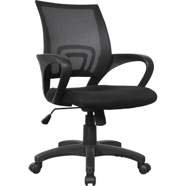 Linea bureaustoel - Felluca - met armleuning - zwart