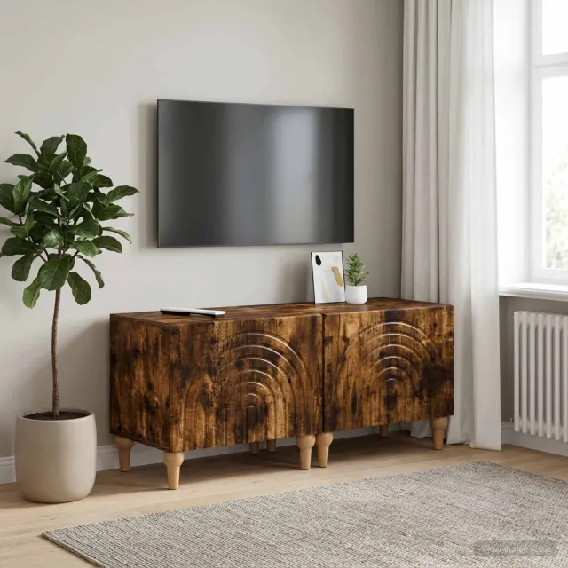 vidaXL Tv-meubel Gerookt eiken Bewerkt hout, foto 2