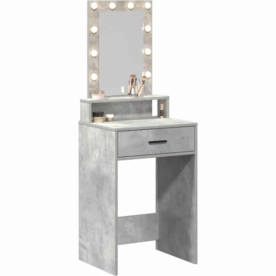 vidaXL Plafondtafel Grijs 50 x 41 x 140 cm Bewerkt hout