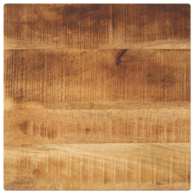 vidaXL Tafelblad vierkant 60x60x2,5 cm massief ruw mangohout Bruin
