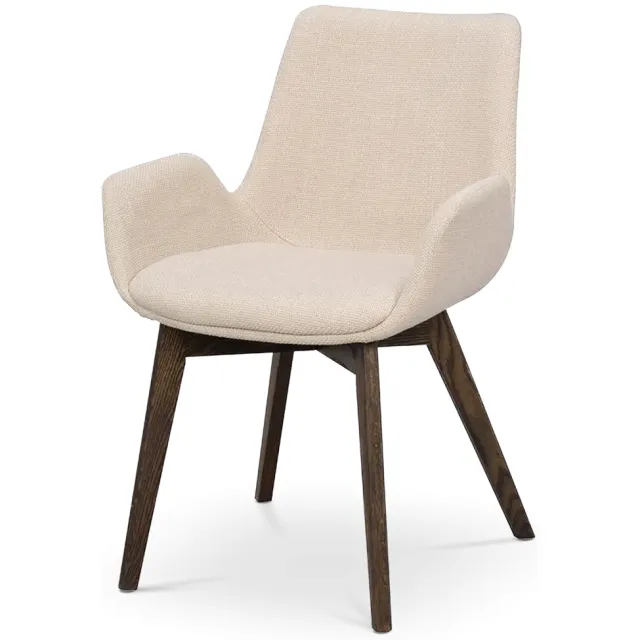 Rowico Home Drimsdale gestoffeerde eetkamerstoel beige