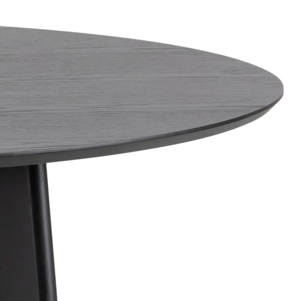 Lisomme Jade houten eettafel zwart - Ø 140 cm, foto 4