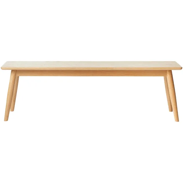 Nest of Nora Eetkamerbank Enli - Massief eiken 150 cm - Naturel Beige